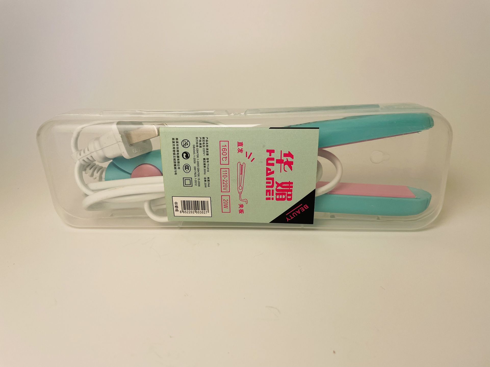 Hair straightener flat iron HUAMEI Beauty