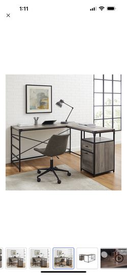 L Shaped Desk 59’