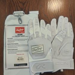 Rawlings ICON Batting Gloves, Large NEW