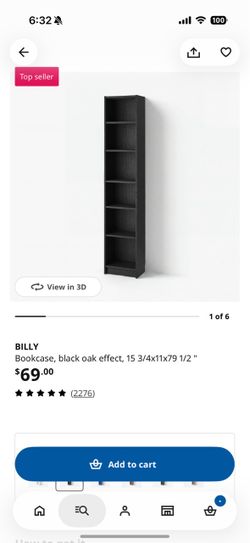 Ikea black Billy/oxberg bookcases