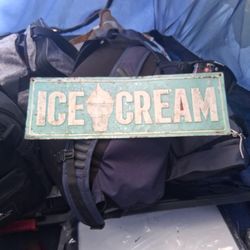 Ice  Cream Sign