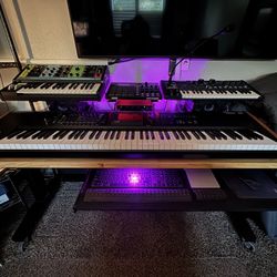 Complete Studio Setup - Korg, Moog, Akai, Apple, Etc