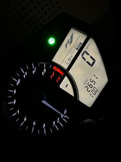 YAMAHA YZF R1 OEM Speed Meter 2,651 Miles 2009 thru 2011 speedometer Motorcycle