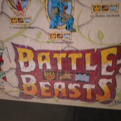 Battle Beast Action Figure Game Room Poster