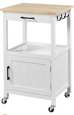 Kitchen Island Cart with Storage, 