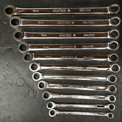 12pc Ratchet Box Wrench Set Matco