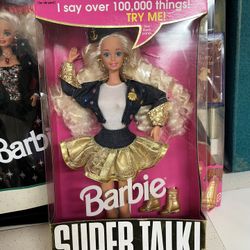 Barbie Super Talk Doll that Has Lots to Say Mattel 1994, $40