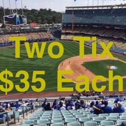 Dodgers vs Nationals June 22nd 2025, 2 Tix For $70