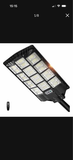 Large solar street light with motion sensor / 6500K Solar LED Street Light Dusk to Dawn Waterproof with Remote for Outside