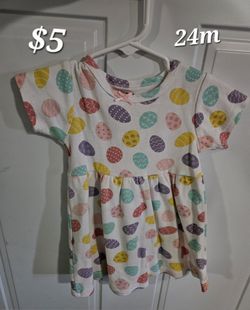24m Girls Easter Dress 