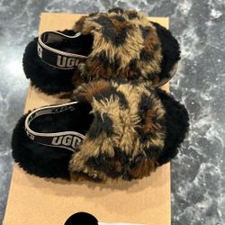 Ugg Cheetah Slides