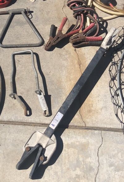 Two Outdrive Supports And One Trailer Spare Bracket