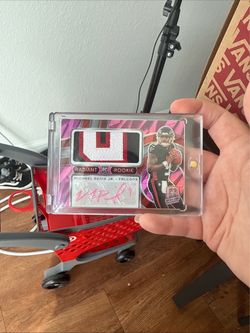 Michael Penix Jr. Spectra Radiant Rookie Patch Auto Card