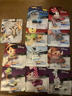 Hot wheels Disney character cars lot