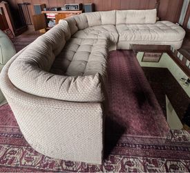Sunbeam Vintage L Couch + Ottoman