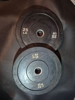 25LBS bumper weights 💪