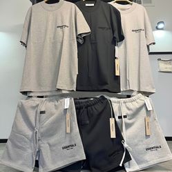 ESSENTIALS SHIRT AND SHORT 