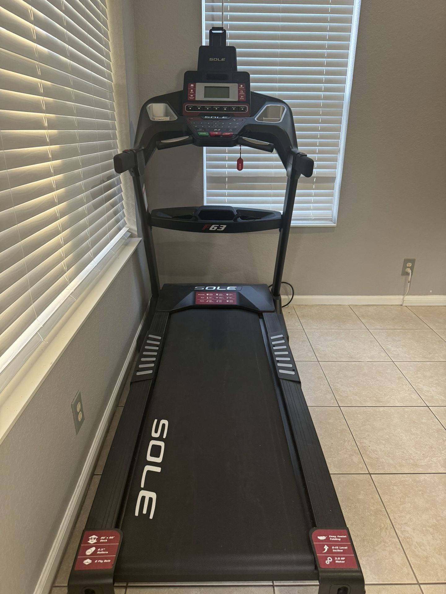 Almost Brand New Sole F63 Treadmill