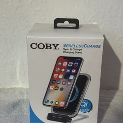 Coby Wireless Charger Sync & Charge Charging Stand