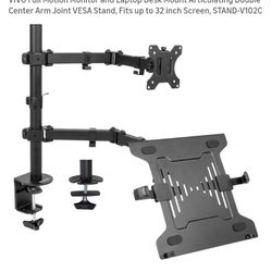 Computer Monitor Stand with Laptop Stand Accessory