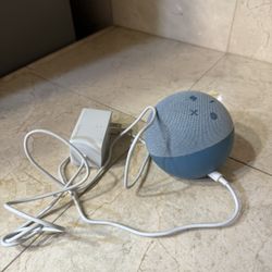 Amazon Echo (4th Gen) smart speaker in twilight blue.  