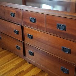 Dresser With Mirror & Nightstand 