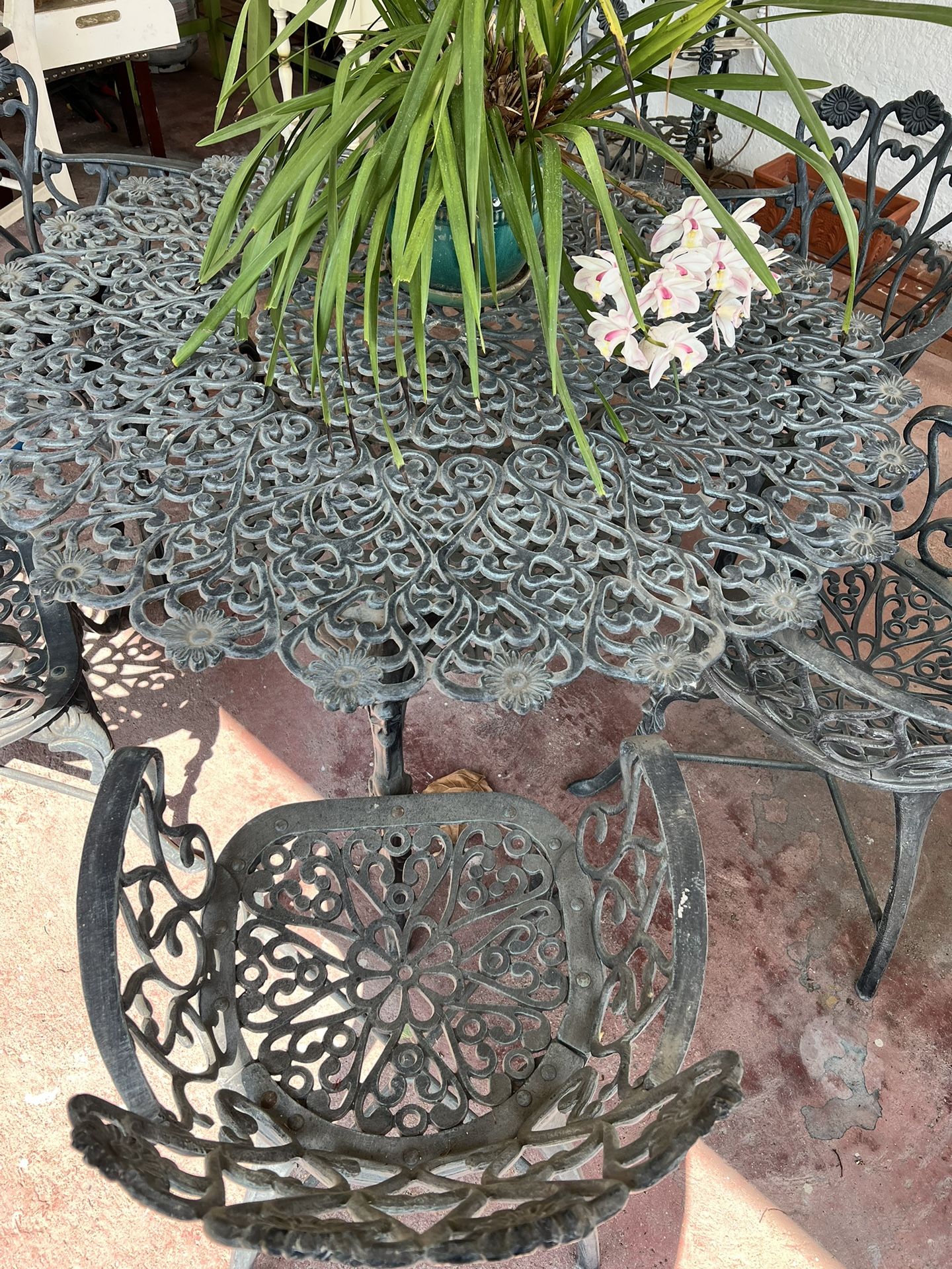 Wrought Iron Patio Set