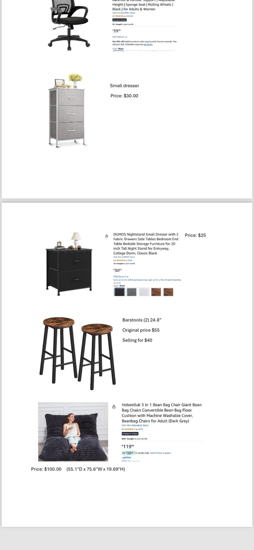 Bar stools