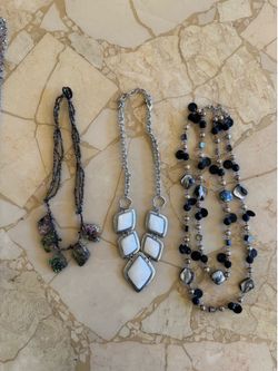 3 Vintage Custom Jewelry Necklaces
