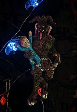 Krampus Ornament - Hand-Painted Resin Horror Holiday Decor