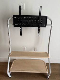 TV stand with wheels