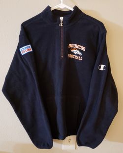 NFL Denver Broncos Stitched Logos Jacket Brand Champion Size Women XL X-Large