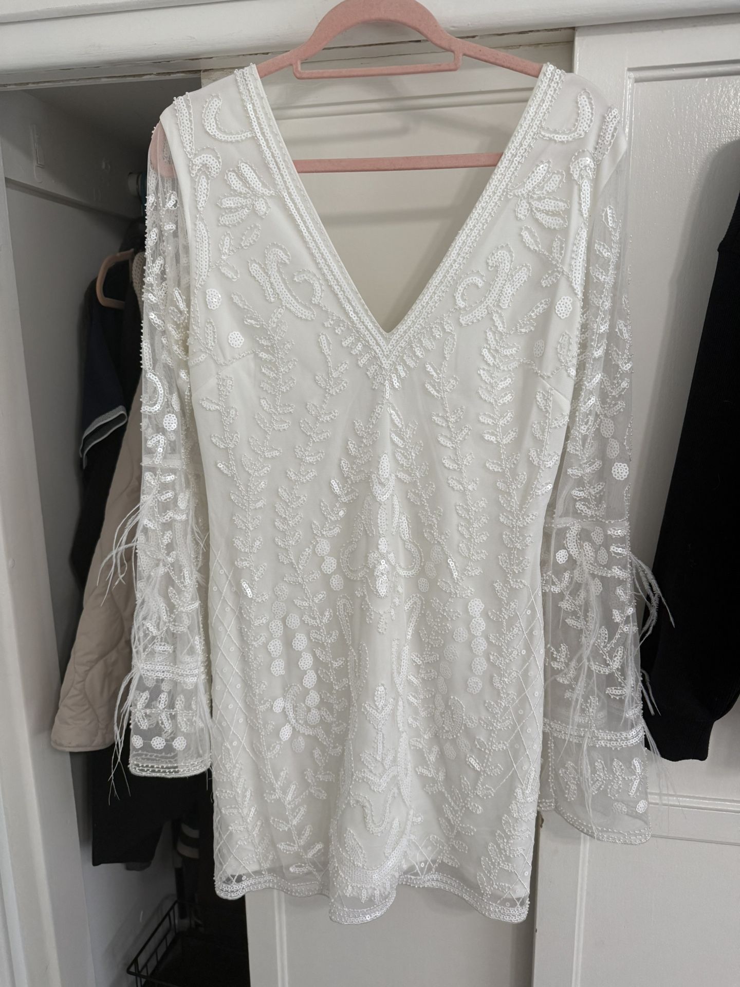 White Reception Dress
