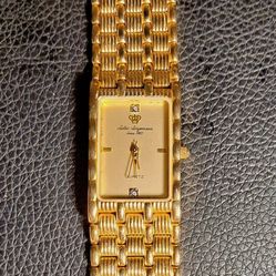 JULES JURGENSEN GOLD-TONE WATCH 