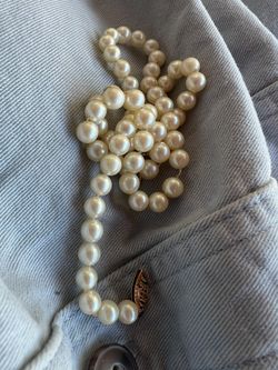14k Pearl Real Neckless