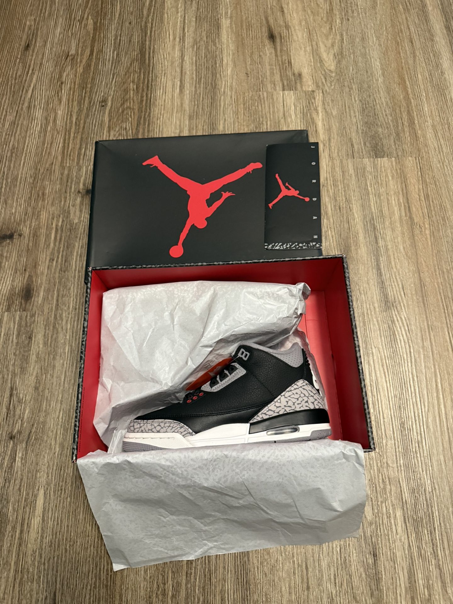 Jordan 3 Black Cement 2024 GS