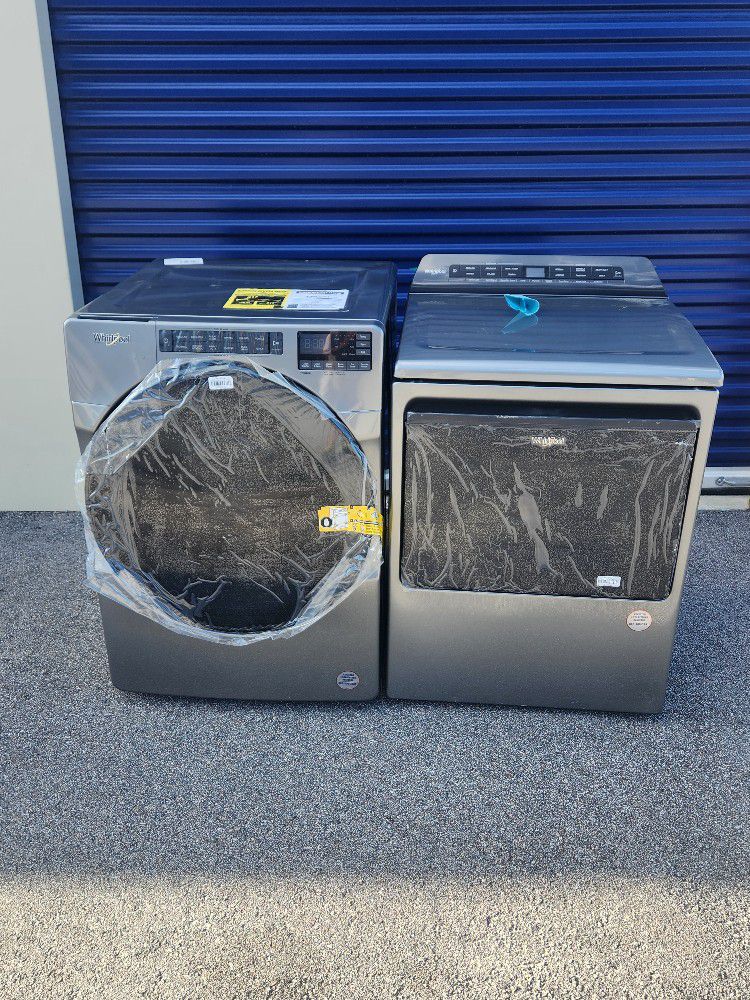 WHIRLPOOL FRONT LOAD WASHER AND DRYER 