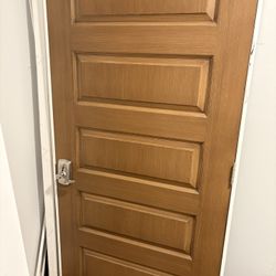 Door. Interior. Chestnut brown 36 x 80 never been used.