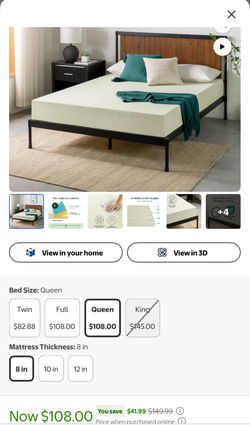 New Queen Bed Unopened