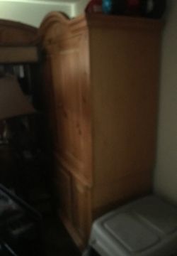 TV stand with three Cabinets on the bottom