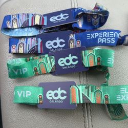 ELECTRIC DAISY CARNIVAL FESTIVAL WRISTBANDS 