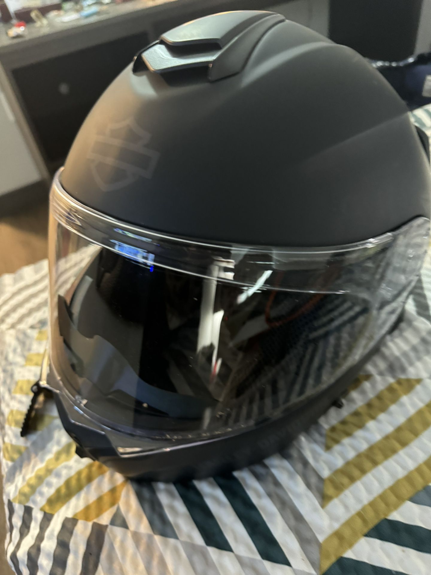 Harley Davidson Outrush R Modular Bluetooth Helmet - Matte Black