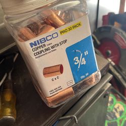 Copper Coupling With Stop C X C 3/4 