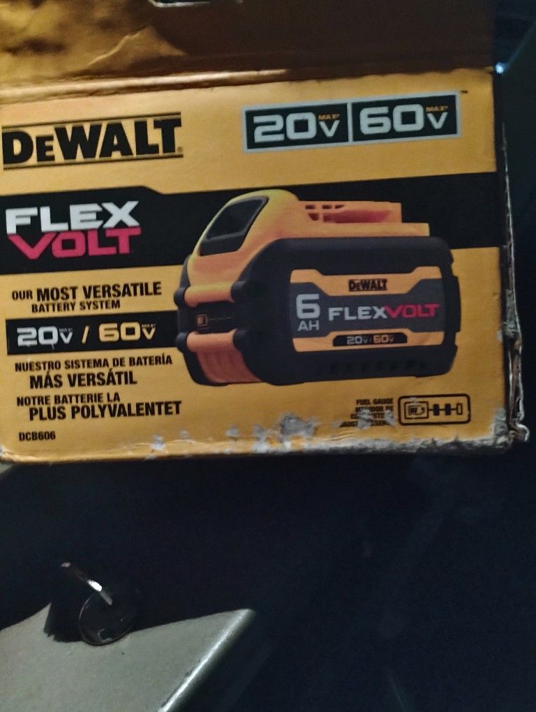 DeWalt Flex Volt Lithium Ion Battery 