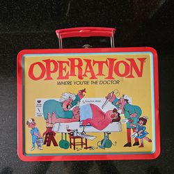 Operation metal lunch box vintage