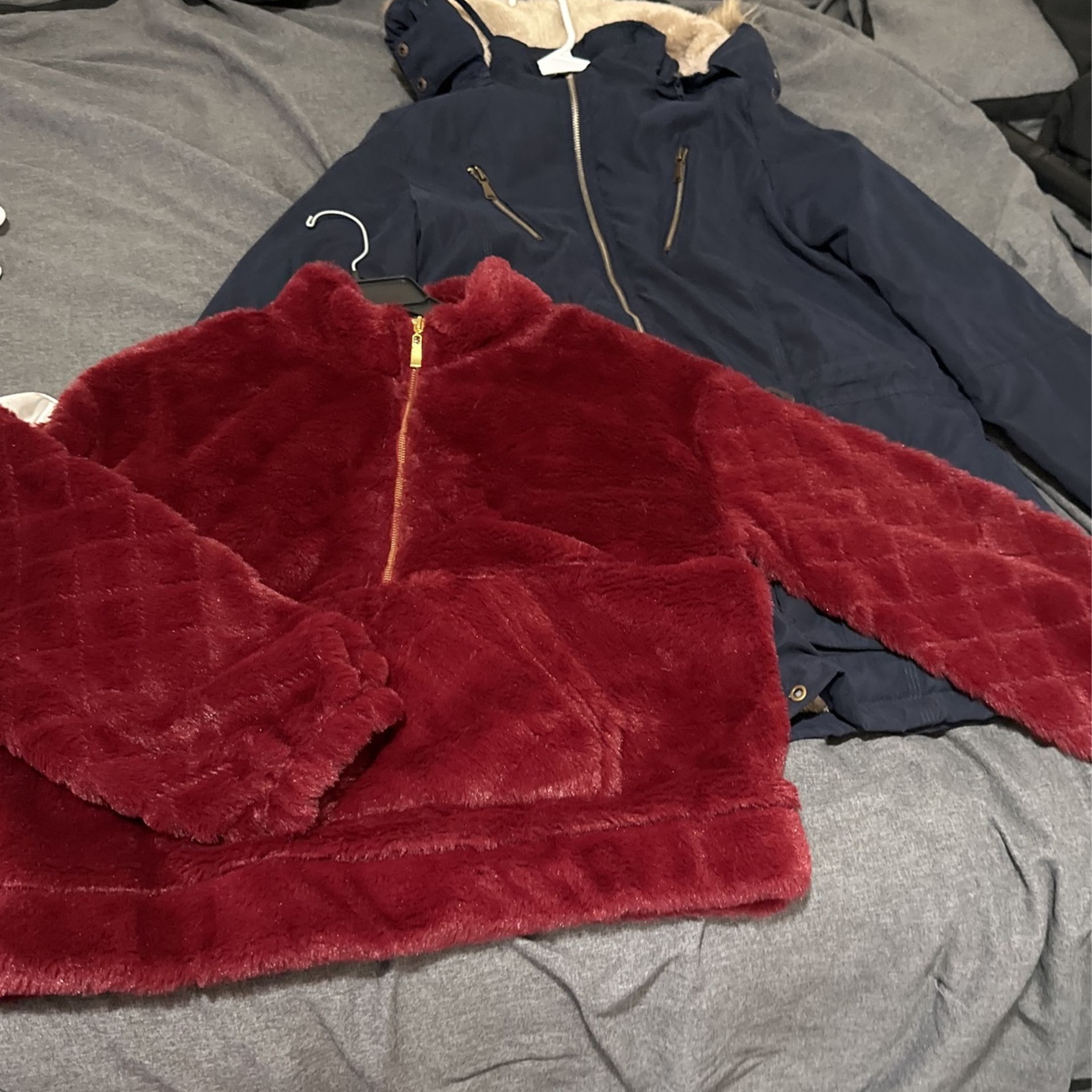Winter Jacket And Sweater Size M