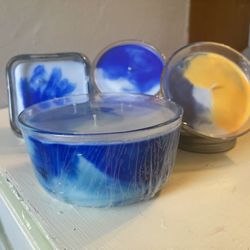 Eucalyptus Tie Dye Candles