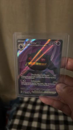 Banette EX Pokémon Card in Case
