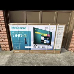 75” Hisense Smart 4K LED UHD Tv