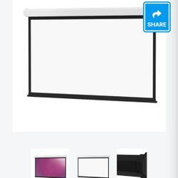 Da-lite 80 x 60 . 100 Inch Diagonal Perfect Condition The Screen Looks Brand New